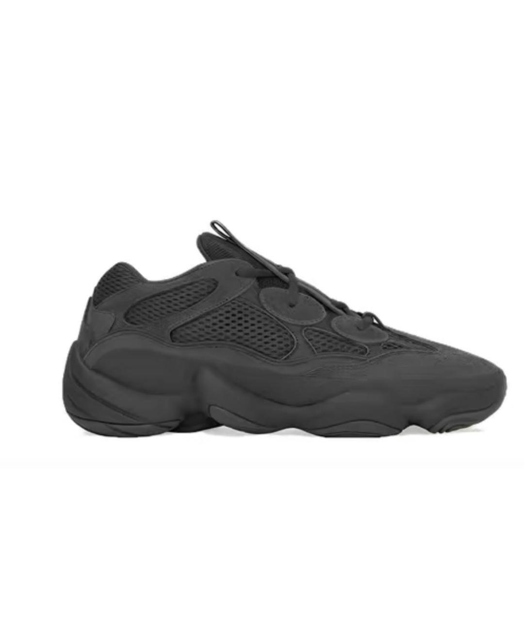 ADIDAS YEEZY Черные замшевые кроссовки, фото 2