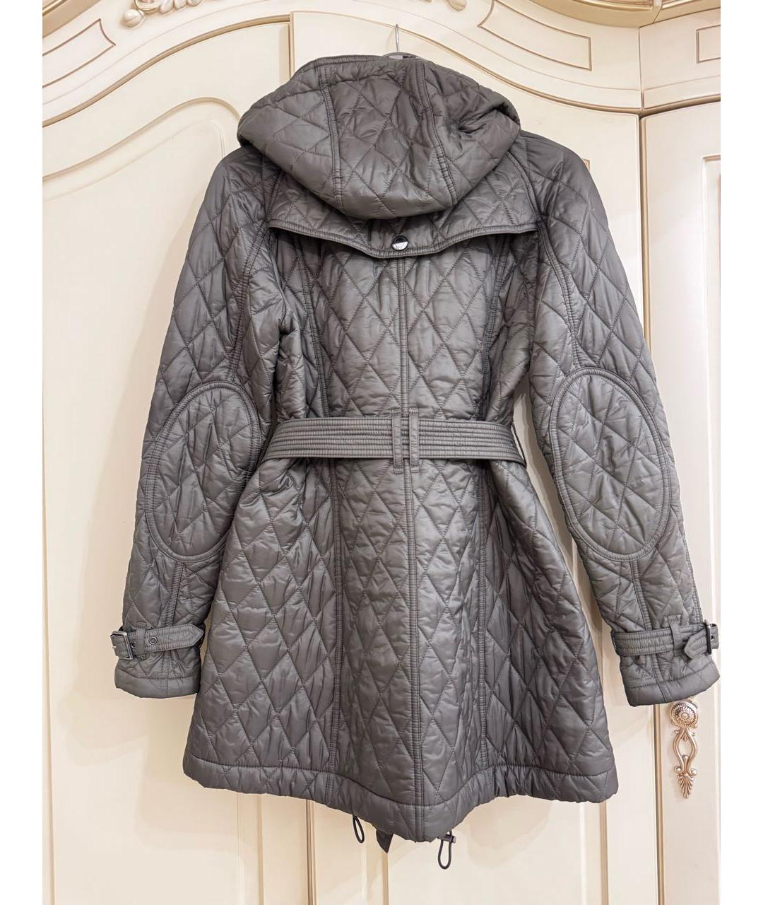 BURBERRY BRIT Хаки полиэстеровое пальто, фото 2