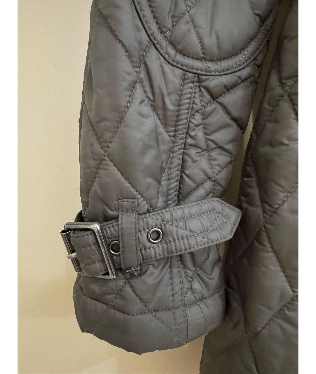 BURBERRY BRIT Хаки полиэстеровое пальто, фото 8