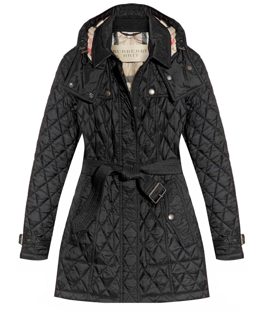 BURBERRY BRIT Хаки полиэстеровое пальто, фото 1