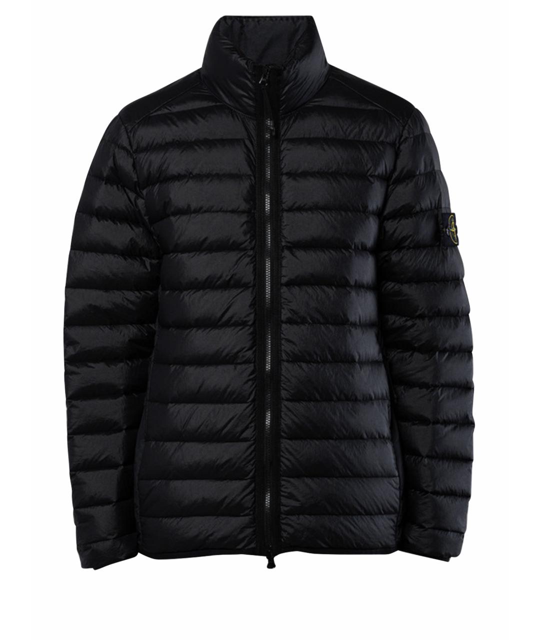 STONE ISLAND Темно-синяя полиамидовая куртка, фото 1