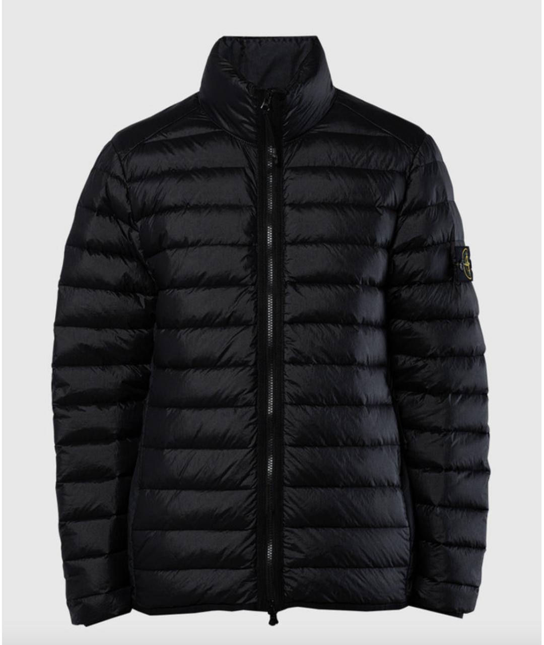 STONE ISLAND Темно-синяя полиамидовая куртка, фото 4