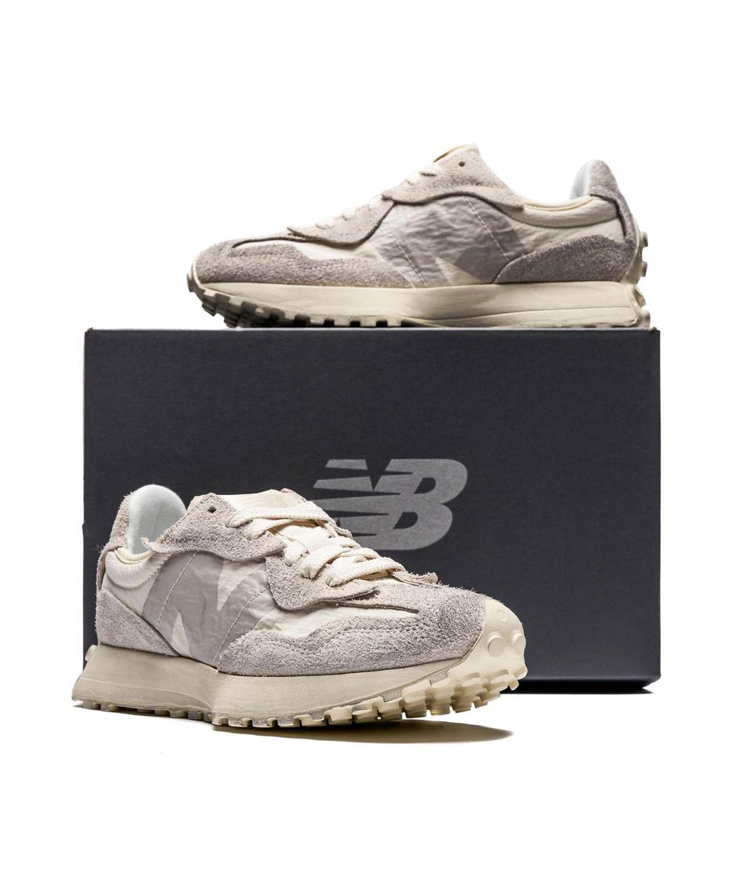 NEW BALANCE Серые замшевые кроссовки, фото 5