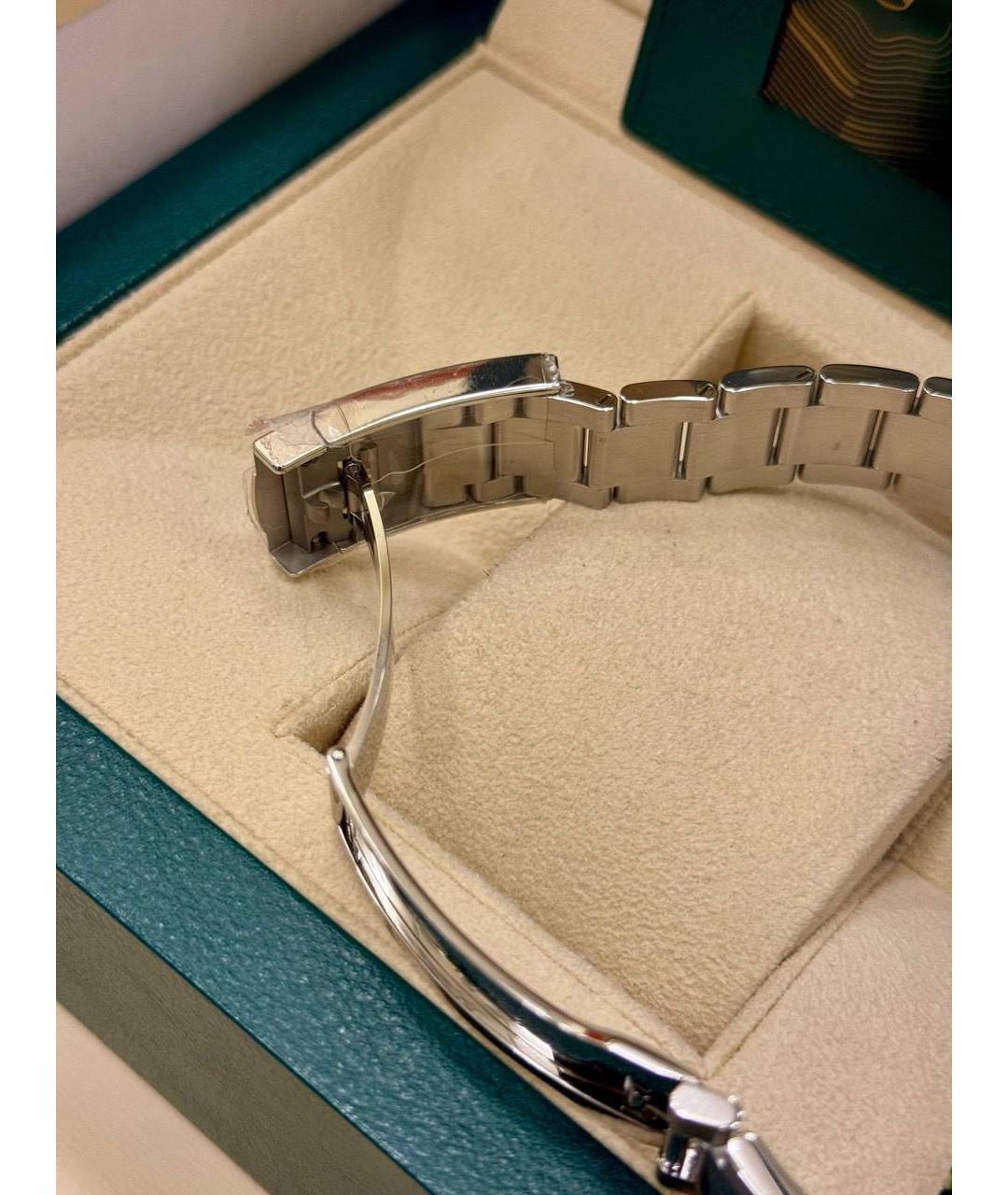 ROLEX Серебряные часы из белого золота, фото 5