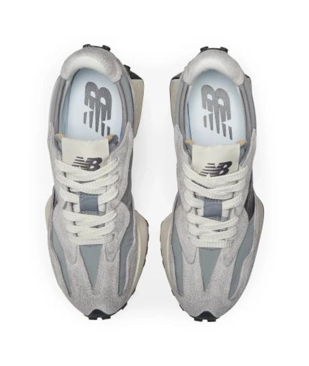 NEW BALANCE Серые замшевые кроссовки, фото 3