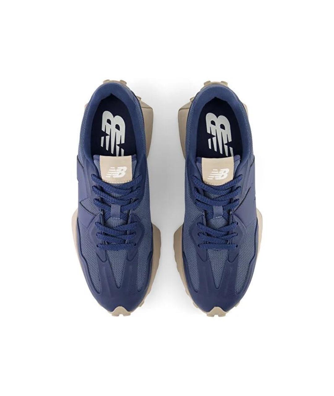 NEW BALANCE Синие кожаные кроссовки, фото 3