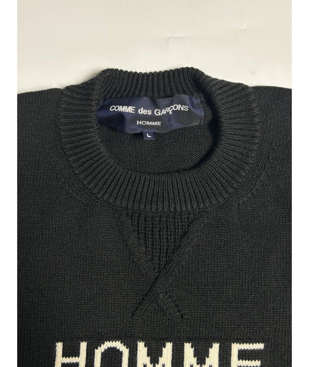 COMME DES GARҪONS HOMME Черный джемпер / свитер, фото 3