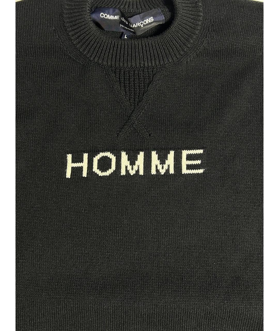 COMME DES GARҪONS HOMME Черный джемпер / свитер, фото 4