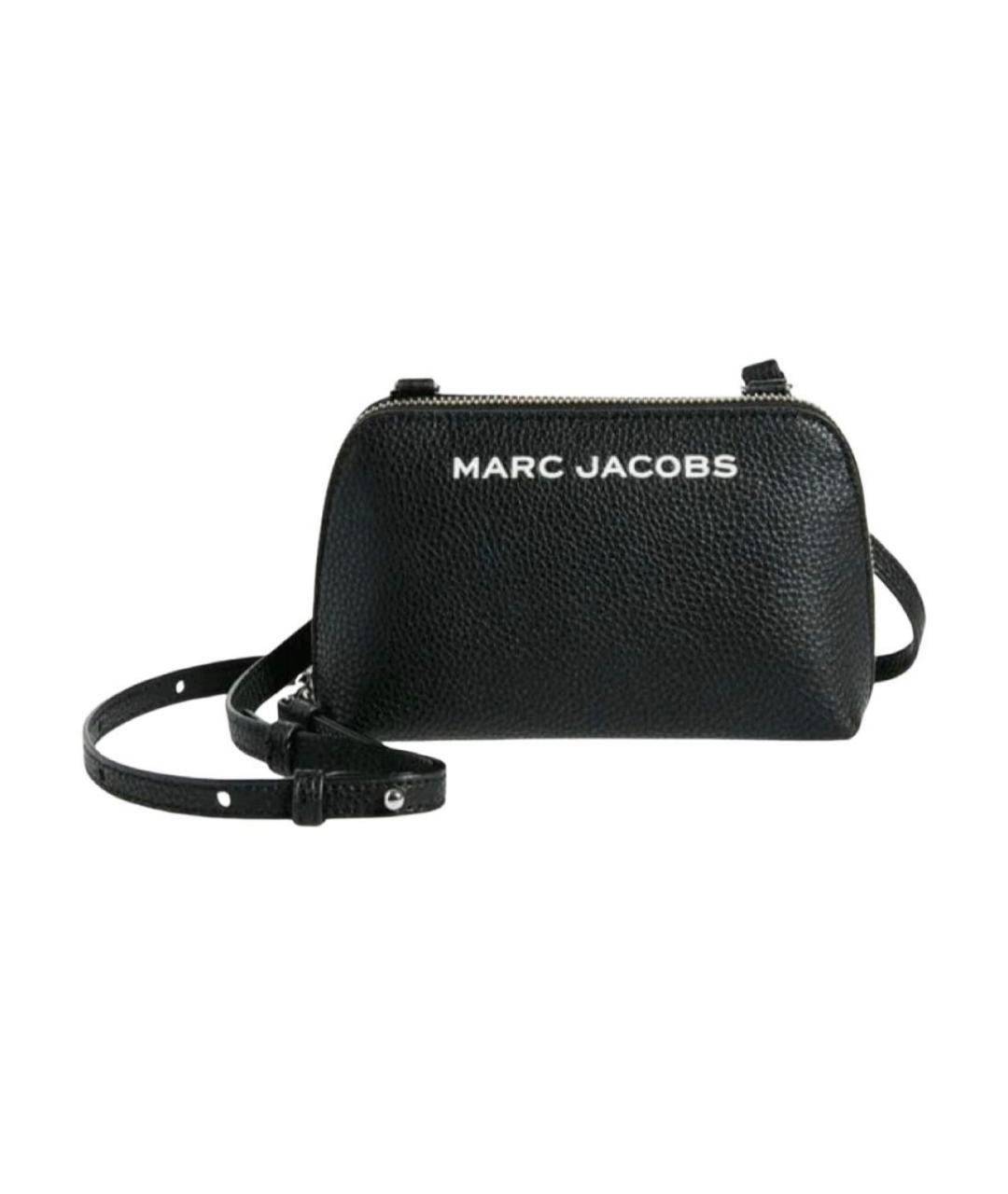 MARC JACOBS Черная кожаная сумка через плечо, фото 1
