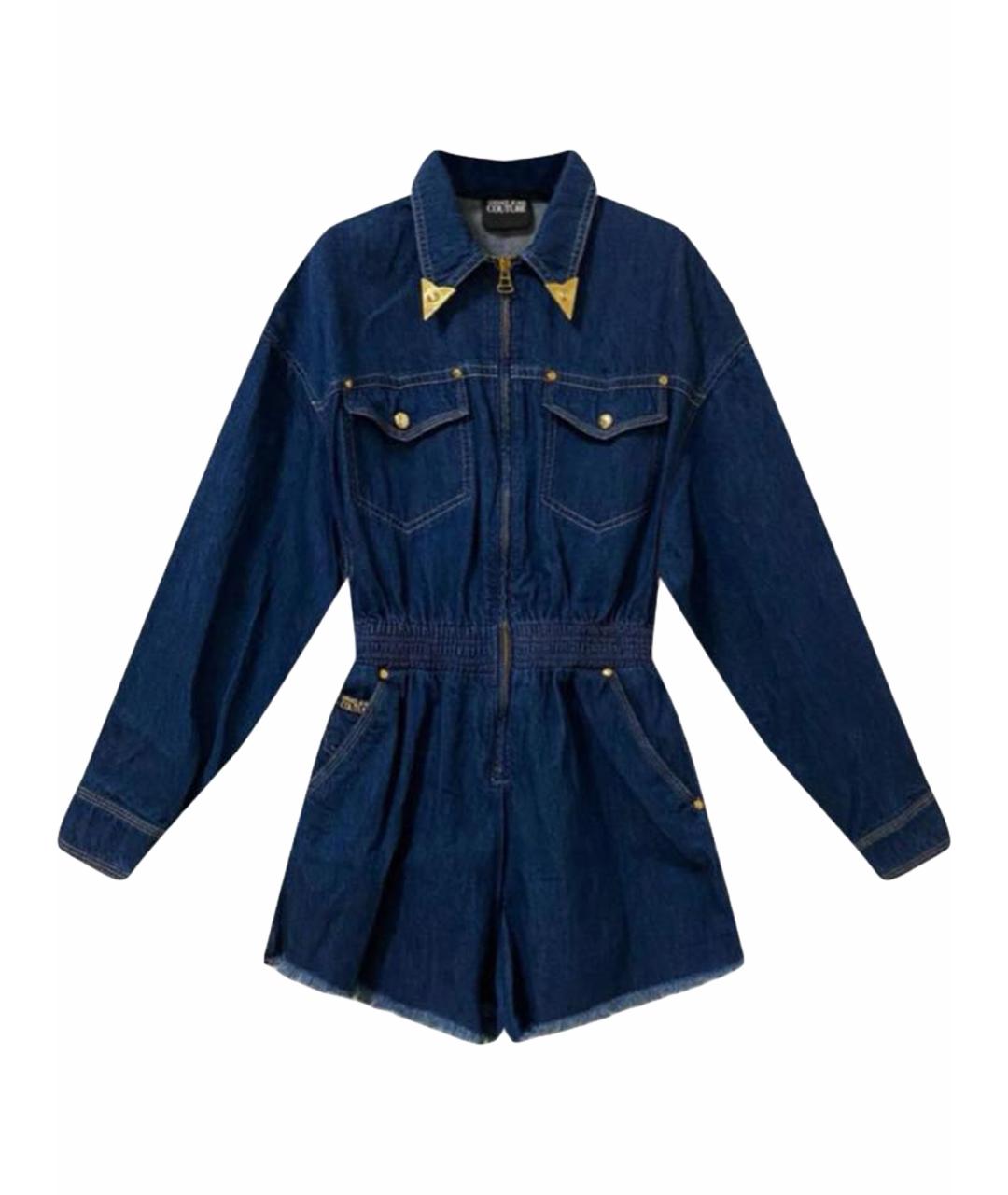VERSACE JEANS COUTURE Синий деним комбинезон, фото 1