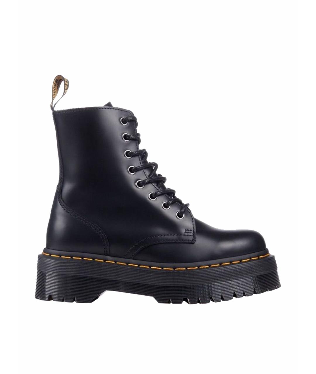 DR. MARTENS Черные кожаные ботинки, фото 1
