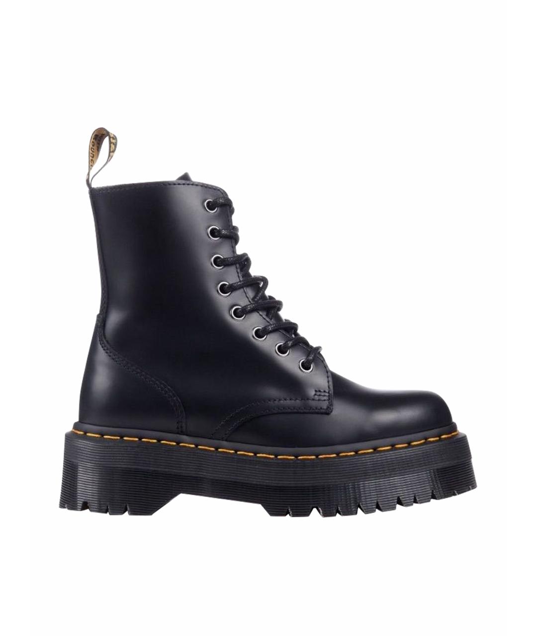 DR. MARTENS Черные кожаные ботинки, фото 8