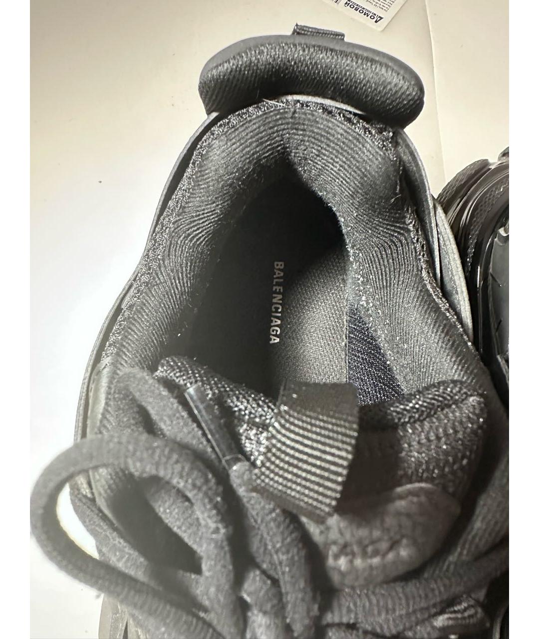 BALENCIAGA Черные текстильные кроссовки, фото 6