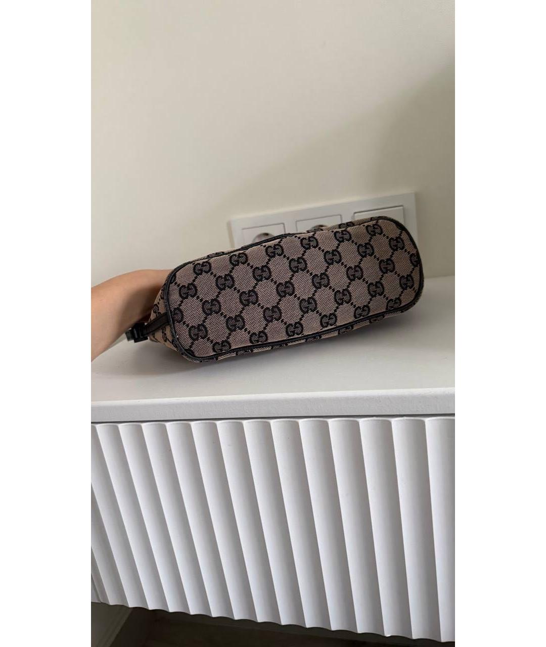 GUCCI Коричневая сумка с короткими ручками, фото 4