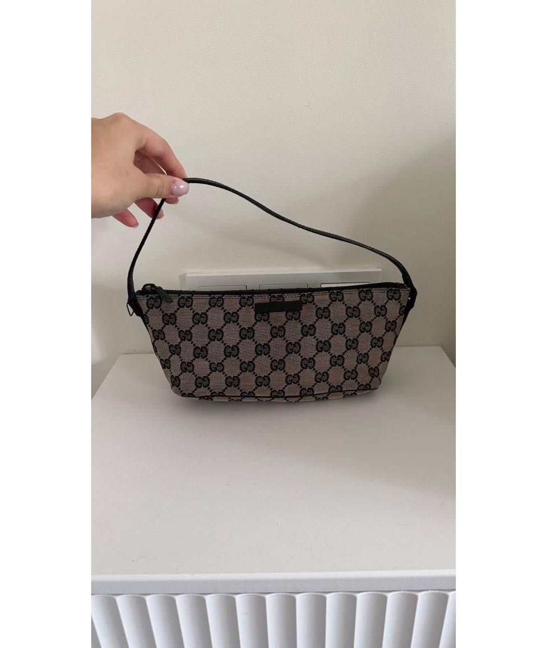 GUCCI Коричневая сумка с короткими ручками, фото 7