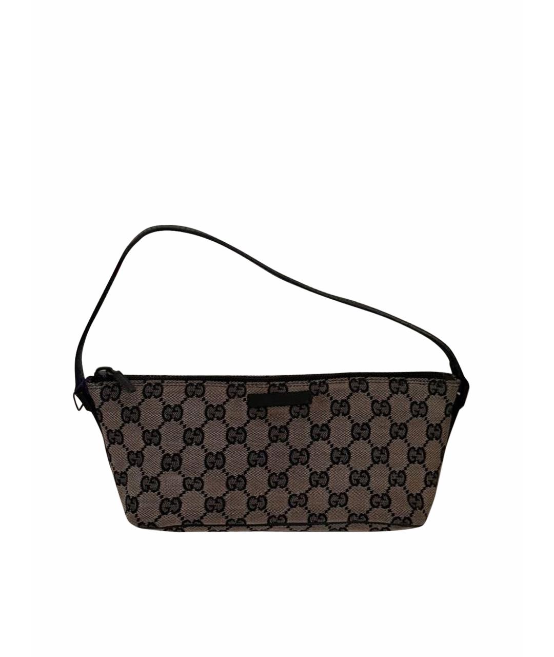 GUCCI Коричневая сумка с короткими ручками, фото 1