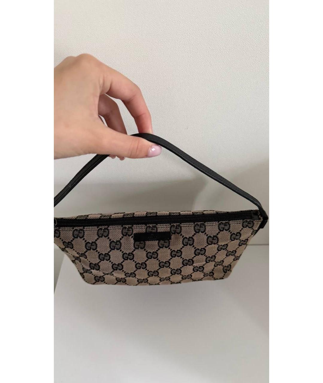 GUCCI Коричневая сумка с короткими ручками, фото 5