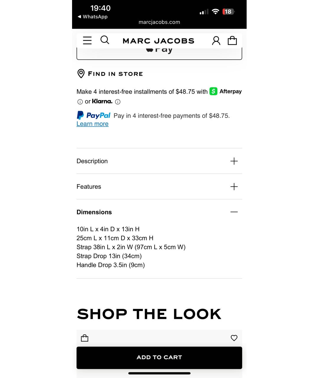 MARC JACOBS Темно-синий рюкзак, фото 4