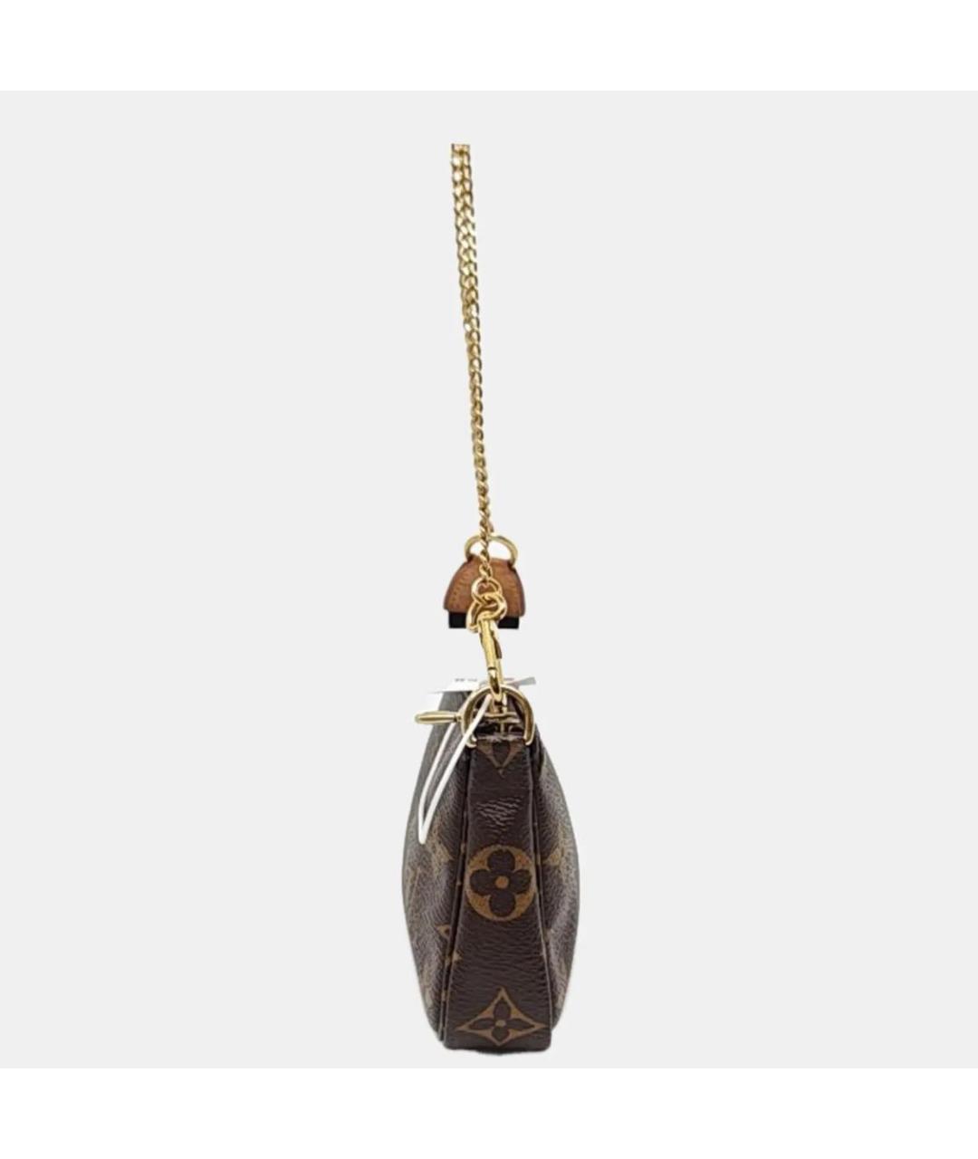 LOUIS VUITTON Коричневая сумка с короткими ручками, фото 3