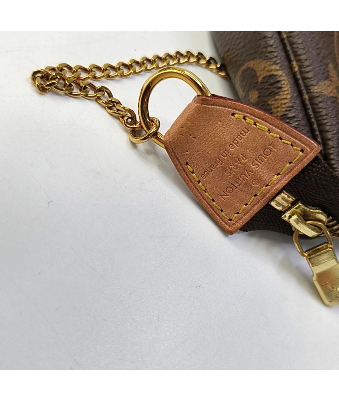 LOUIS VUITTON Коричневая сумка с короткими ручками, фото 8