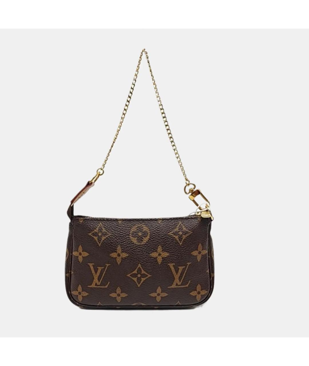 LOUIS VUITTON Коричневая сумка с короткими ручками, фото 4