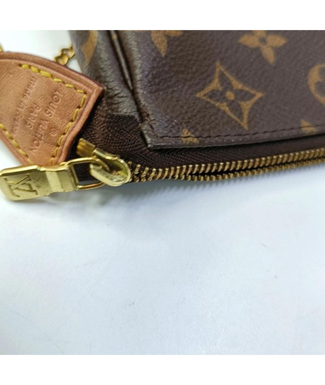 LOUIS VUITTON Коричневая сумка с короткими ручками, фото 7