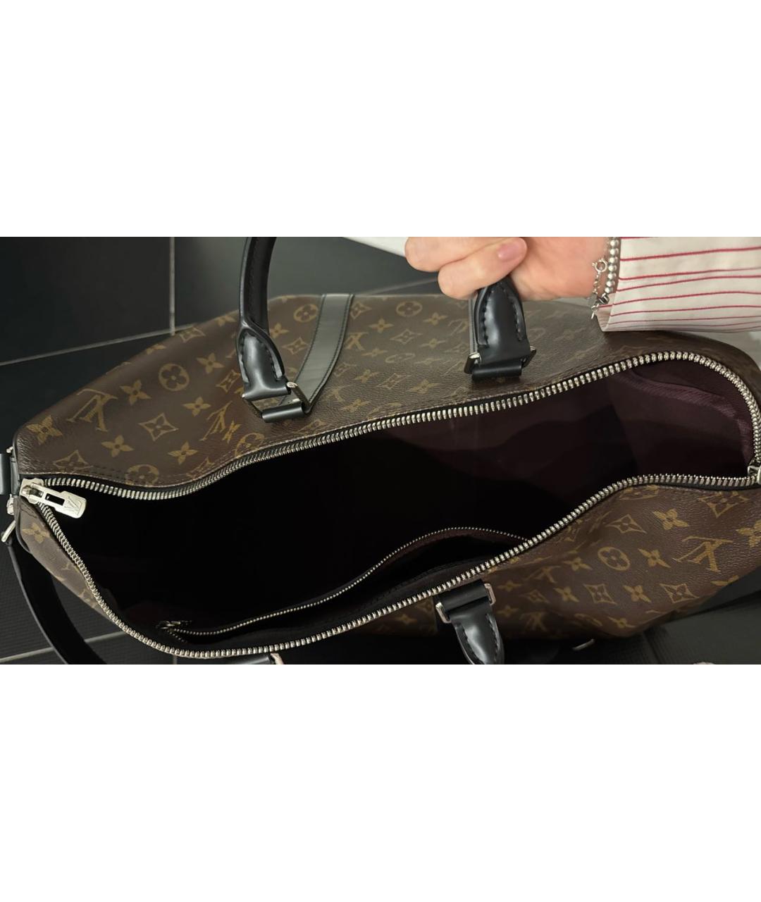 LOUIS VUITTON Коричневая дорожная/спортивная сумка, фото 4