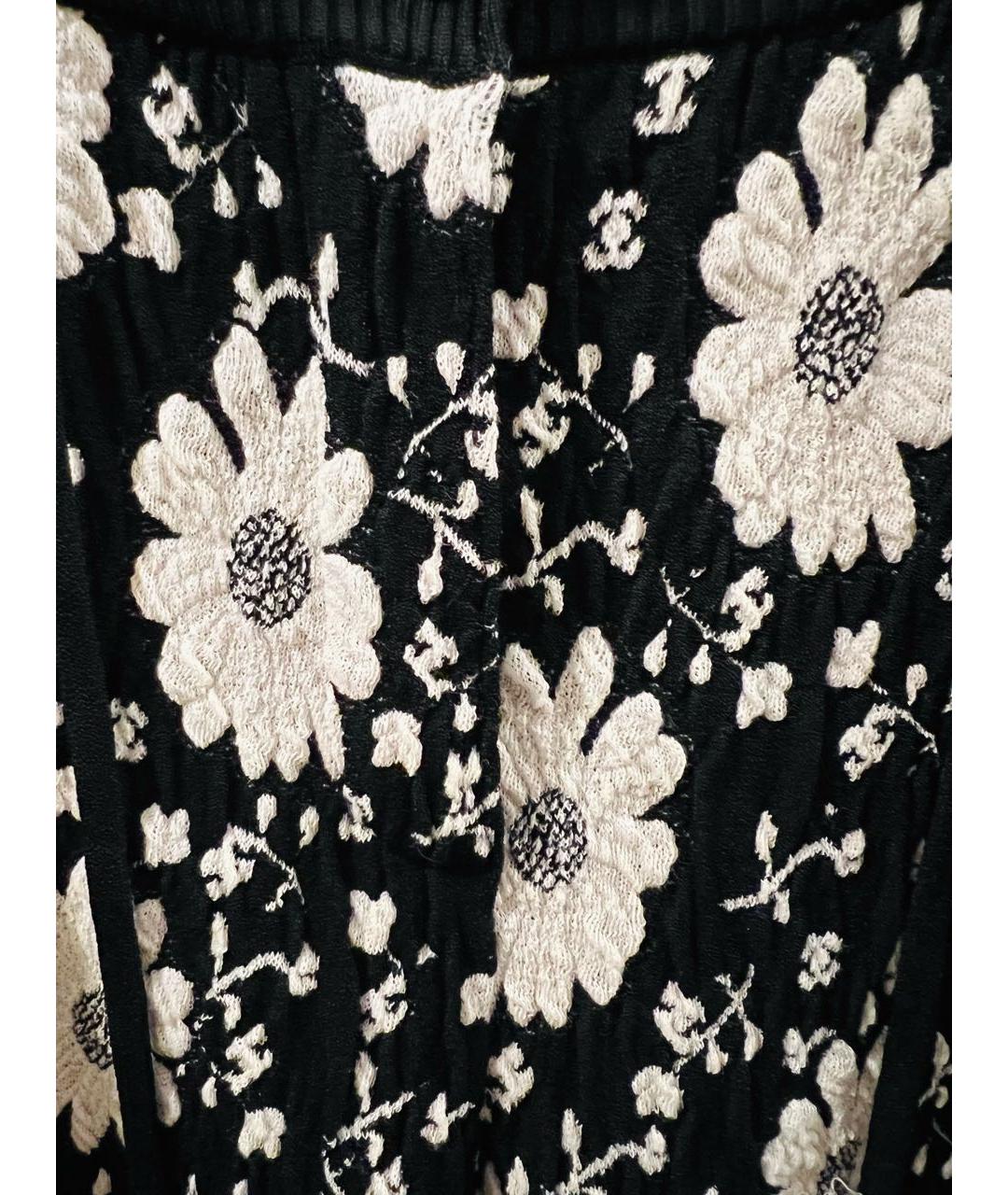 CHANEL Темно-синие хлопковые прямые брюки, фото 2