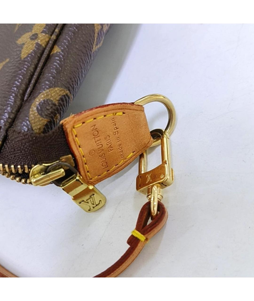 LOUIS VUITTON Коричневая сумка с короткими ручками, фото 8