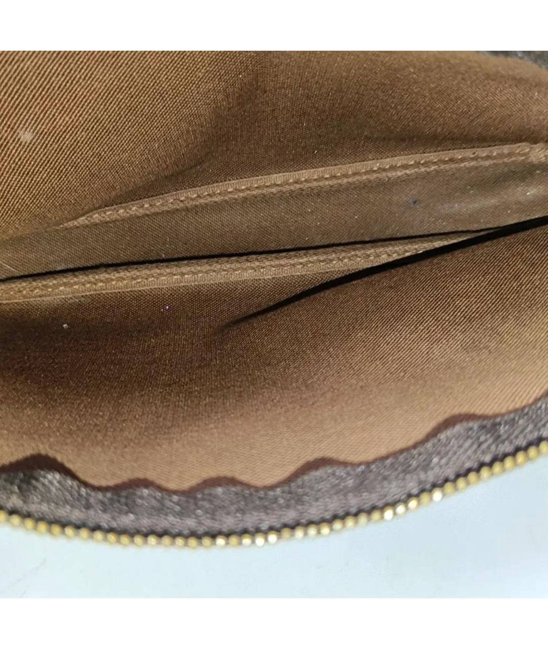 LOUIS VUITTON Коричневая сумка с короткими ручками, фото 5