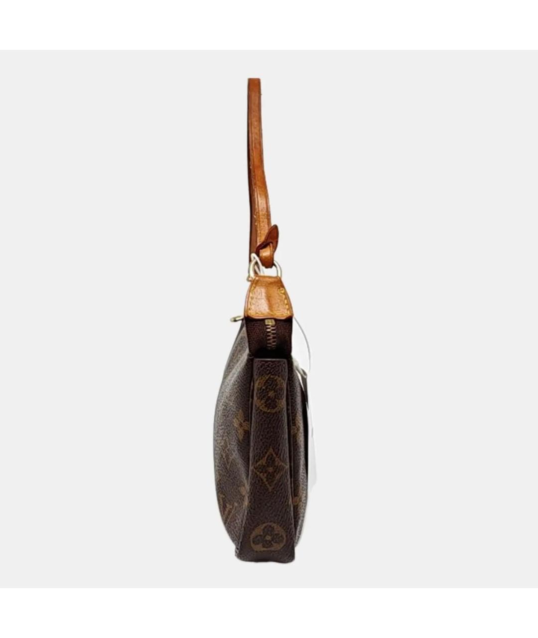 LOUIS VUITTON Коричневая сумка с короткими ручками, фото 2