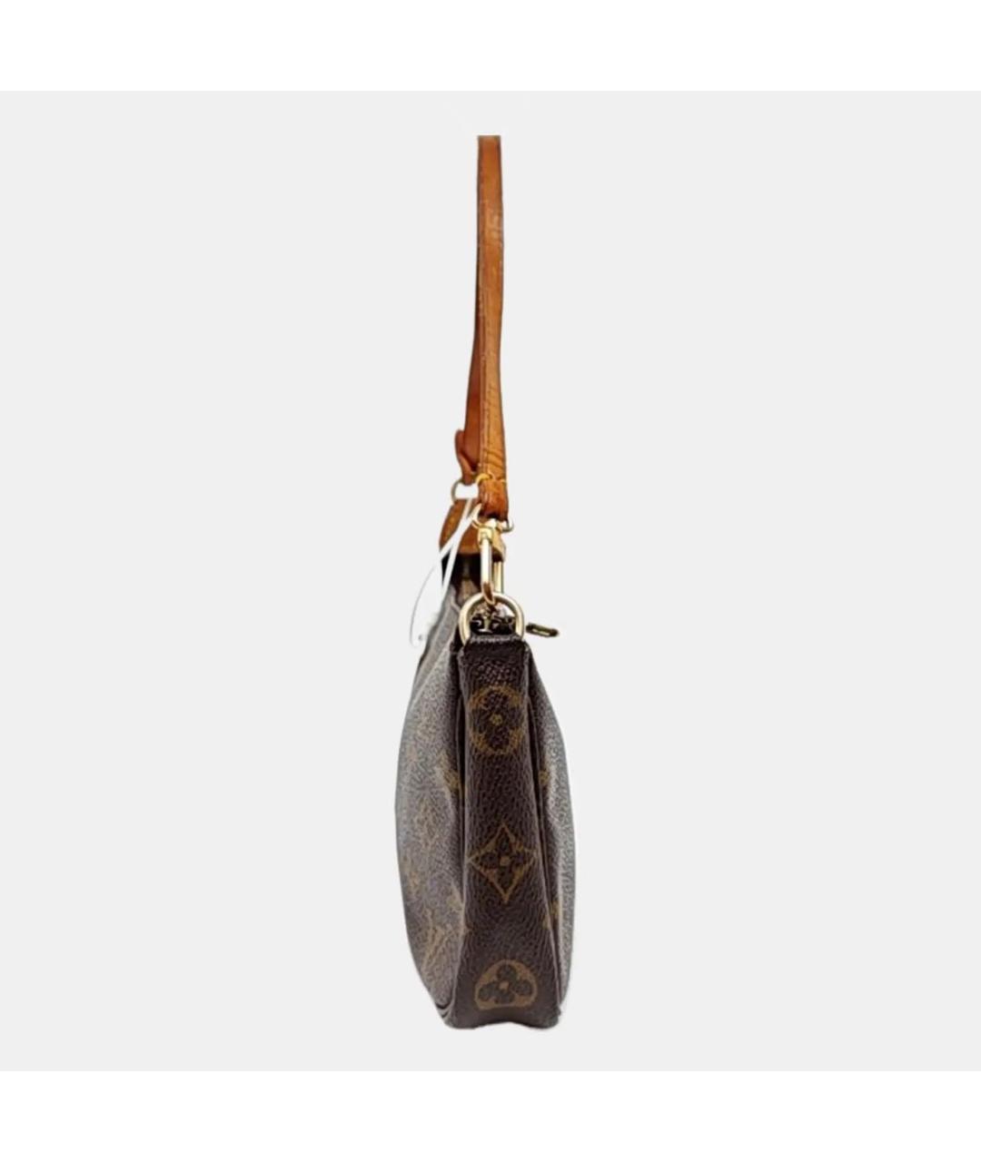 LOUIS VUITTON Коричневая сумка с короткими ручками, фото 3