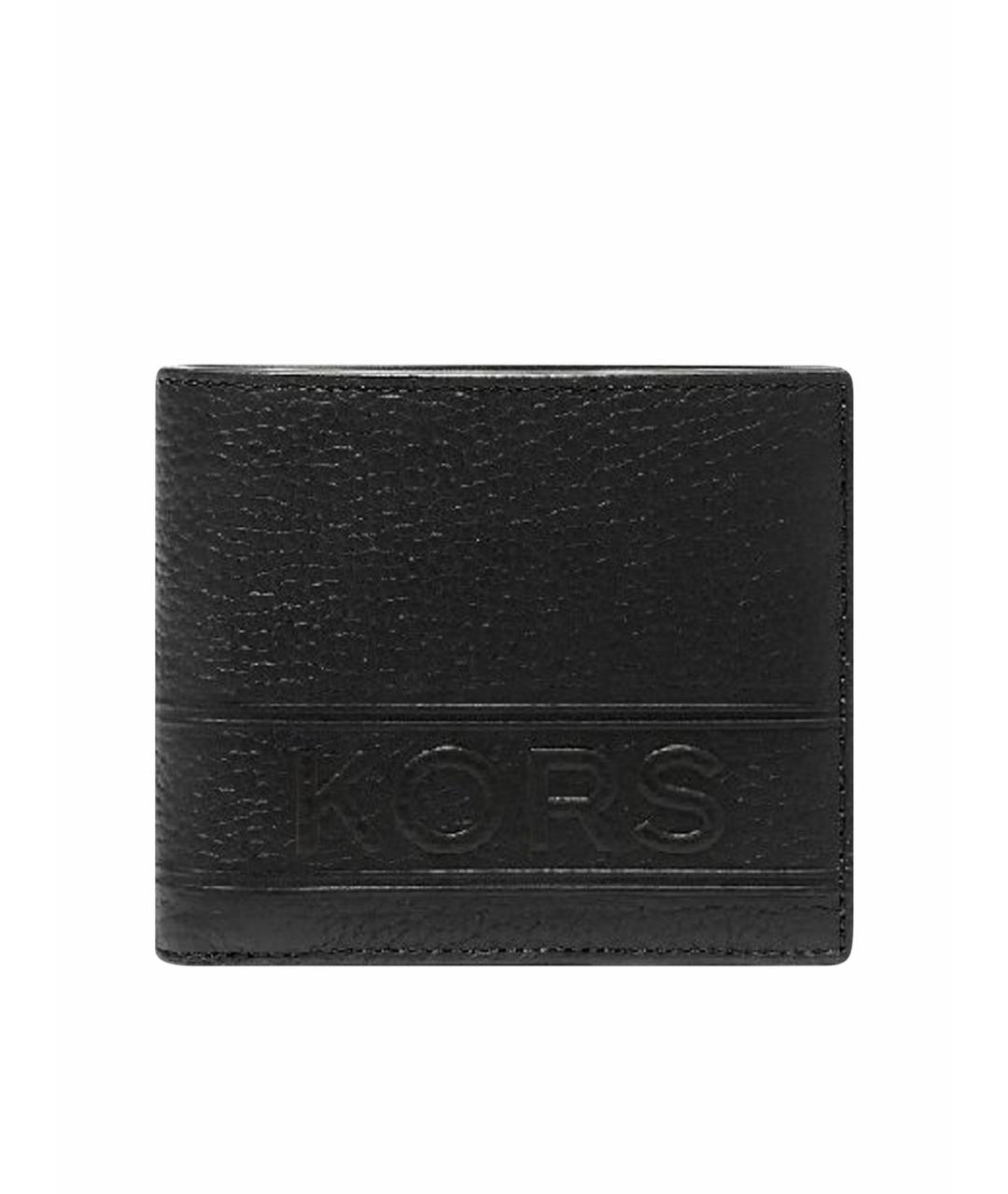 MICHAEL KORS Черный кожаный кошелек, фото 1