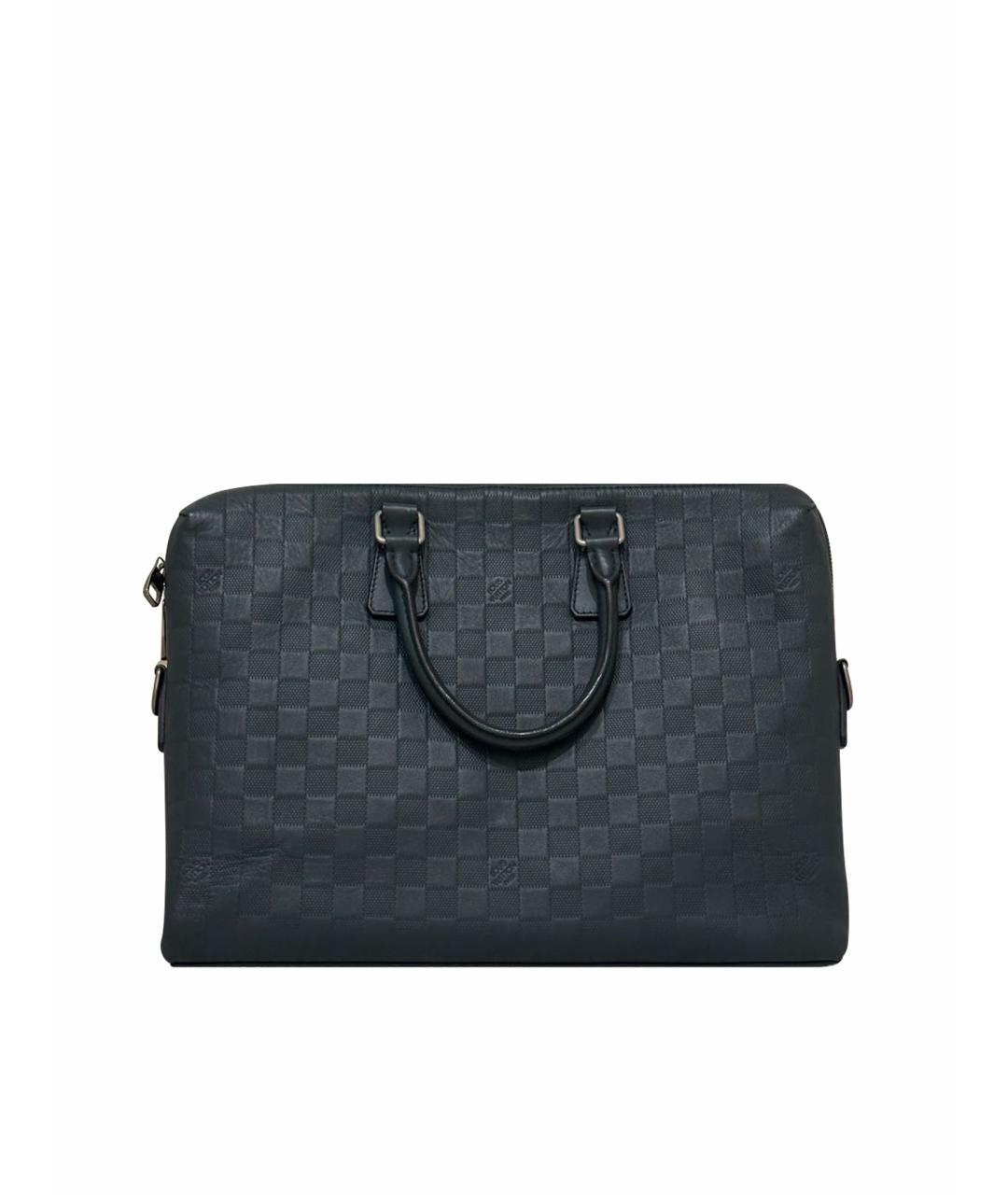 LOUIS VUITTON Зеленый кожаный портфель, фото 1