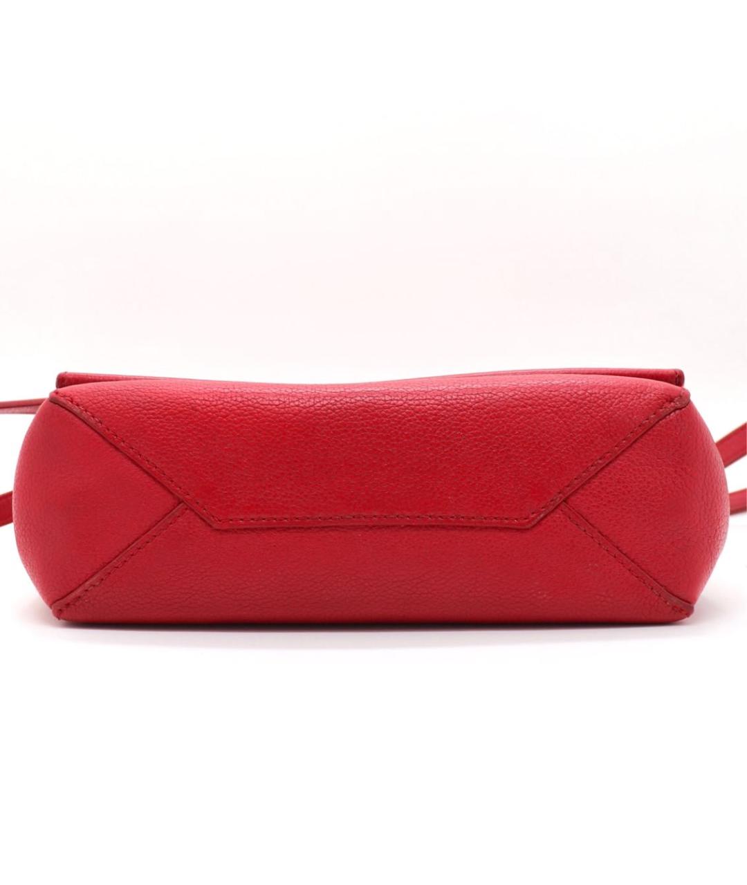 LOUIS VUITTON Красная кожаная сумка через плечо, фото 5