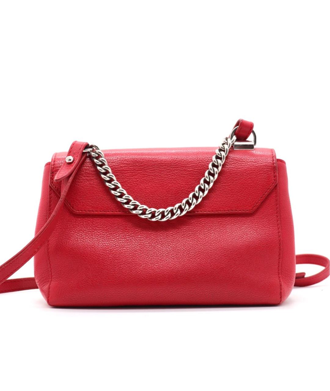 LOUIS VUITTON Красная кожаная сумка через плечо, фото 3
