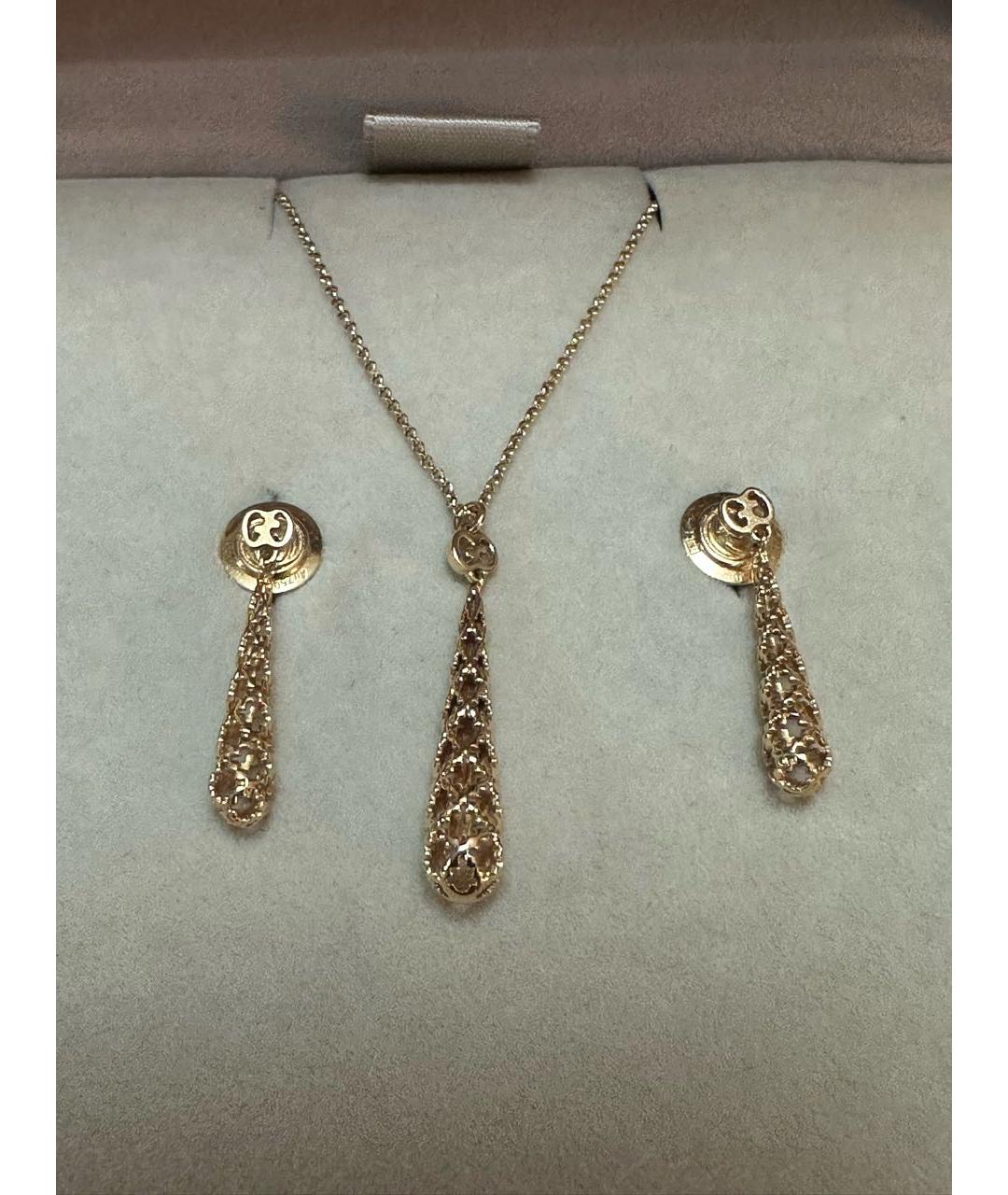 GUCCI Золотой комплект из желтого золота, фото 3