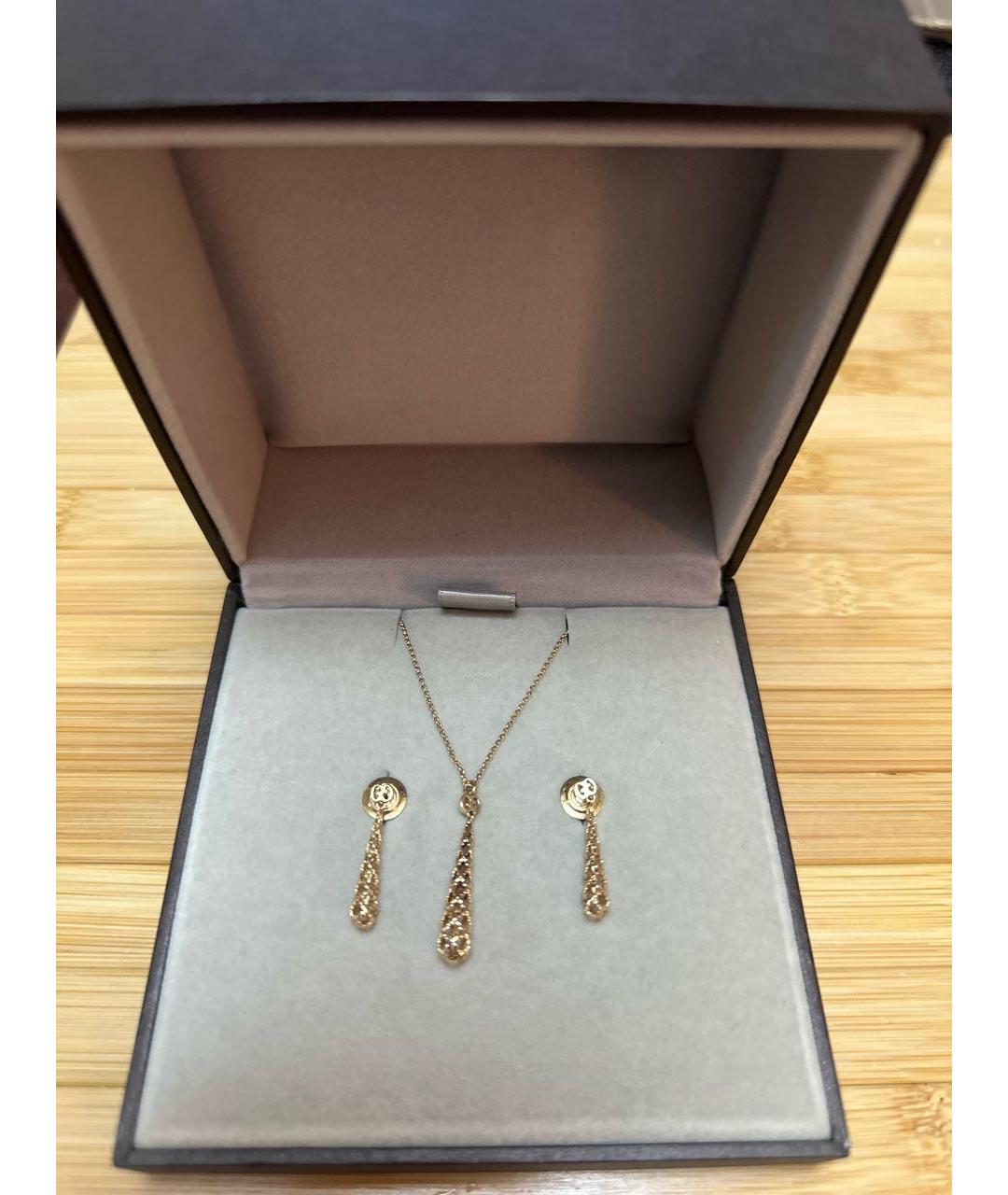 GUCCI Золотой комплект из желтого золота, фото 2