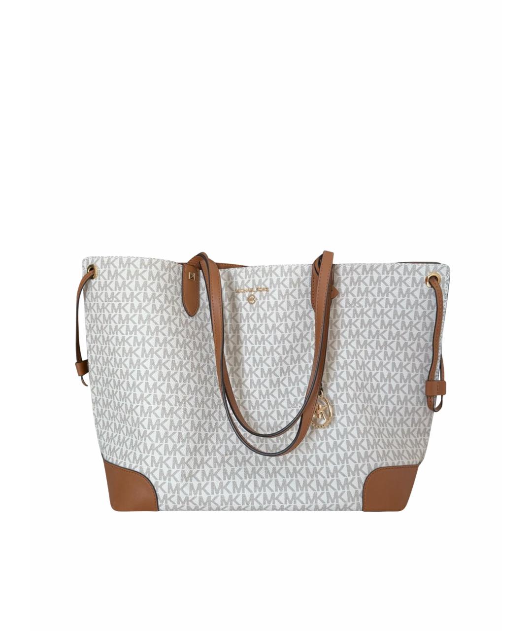 MICHAEL KORS Белая сумка тоут, фото 1