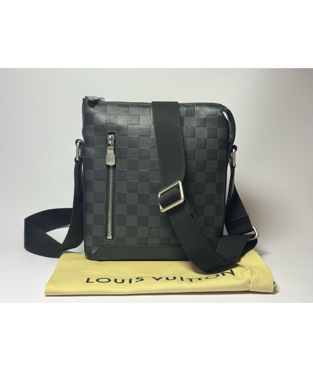 LOUIS VUITTON Черная сумка на плечо, фото 8