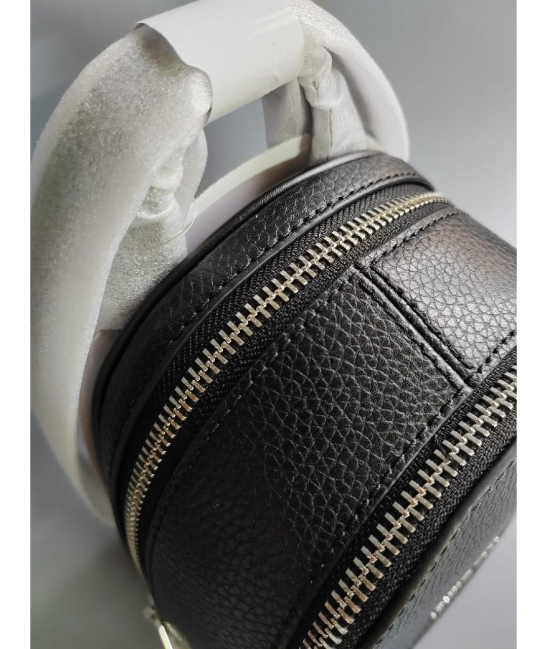 MICHAEL KORS Черный кожаный рюкзак, фото 7