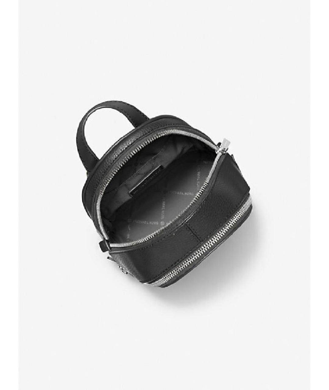 MICHAEL KORS Черный кожаный рюкзак, фото 2