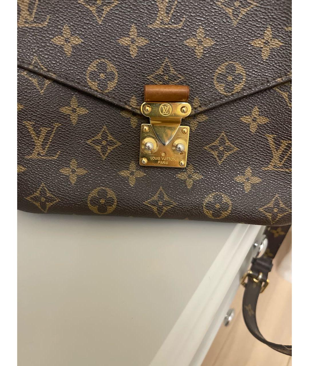 LOUIS VUITTON Коричневая сумка через плечо, фото 5
