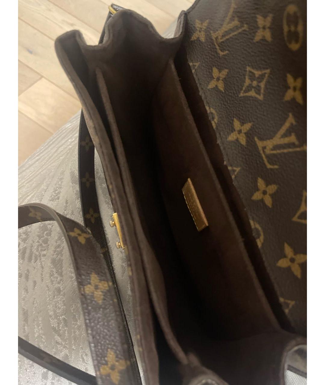 LOUIS VUITTON Коричневая сумка через плечо, фото 4