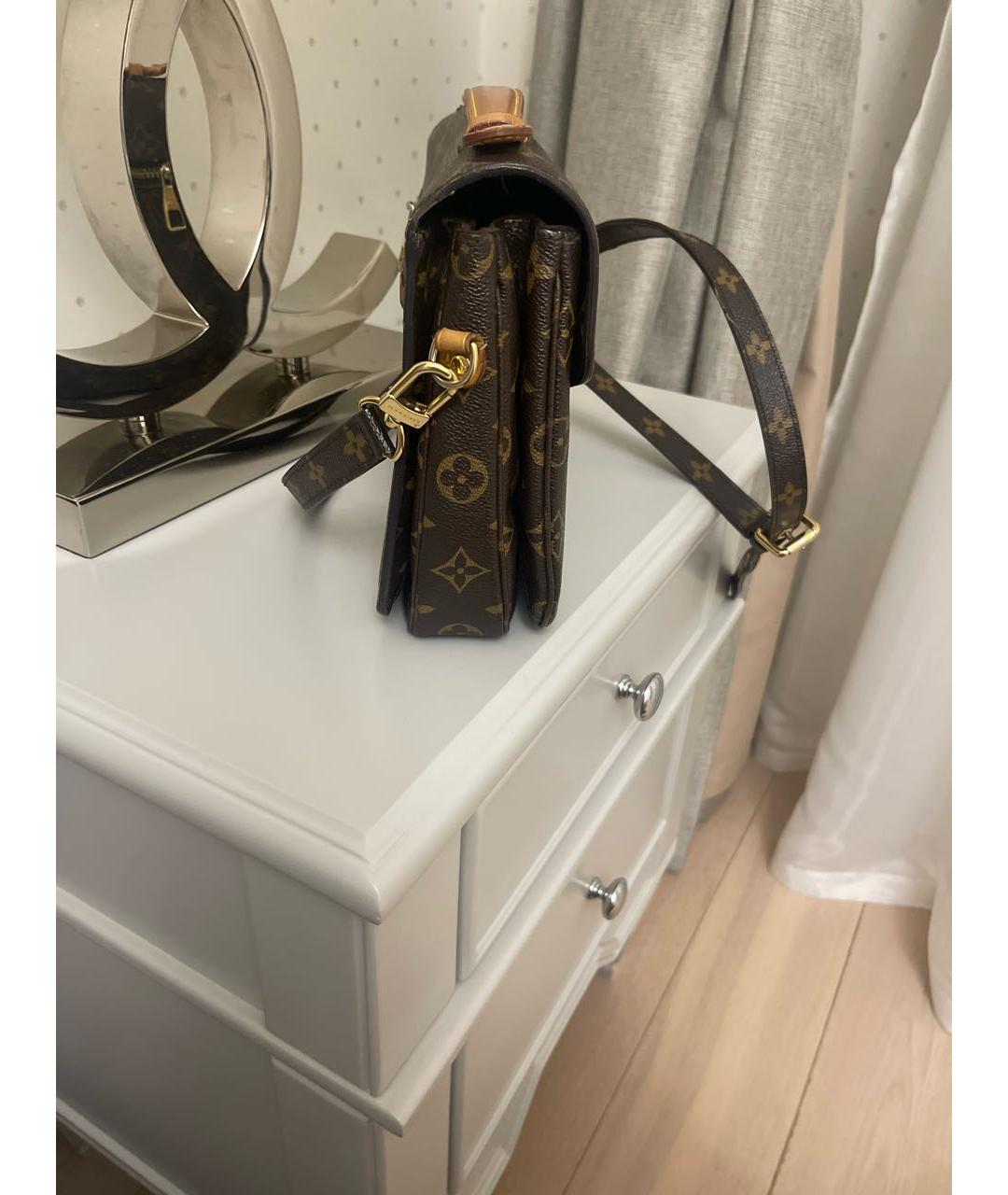 LOUIS VUITTON Коричневая сумка через плечо, фото 2