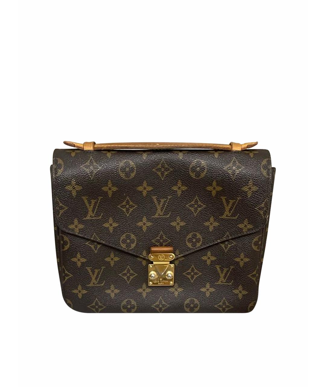 LOUIS VUITTON Коричневая сумка через плечо, фото 1