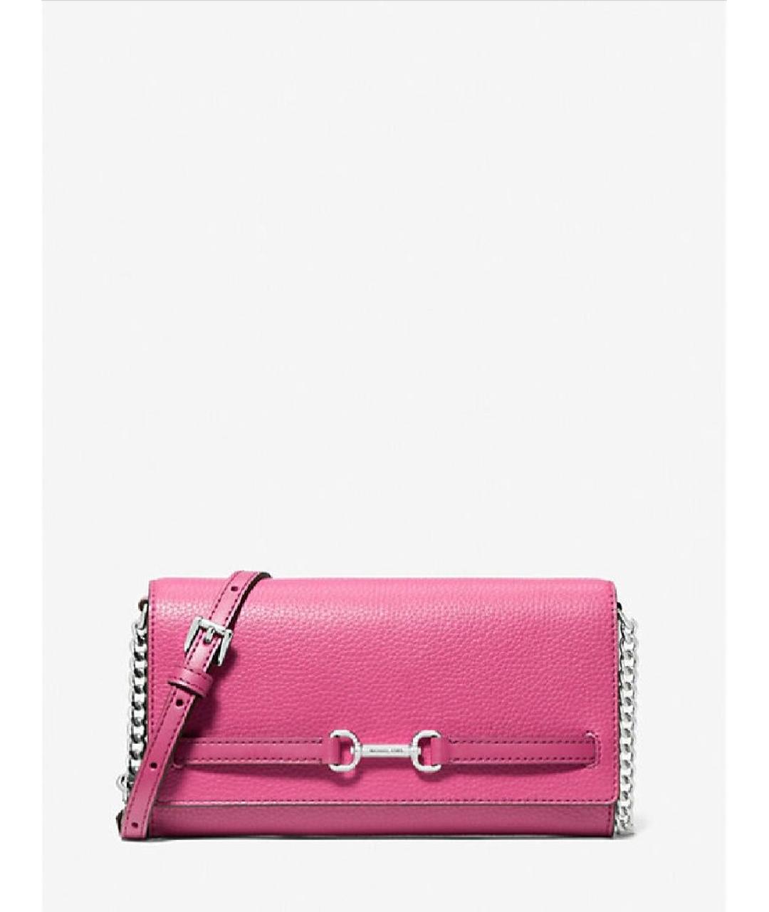 MICHAEL KORS Коричневая кожаная сумка через плечо, фото 4