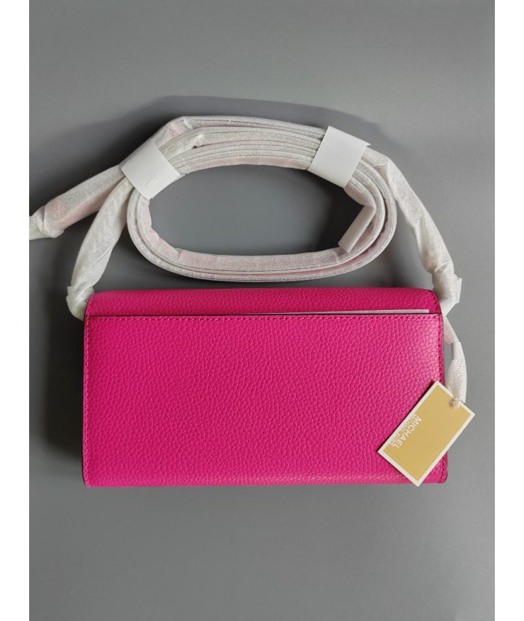 MICHAEL KORS Коричневая кожаная сумка через плечо, фото 5