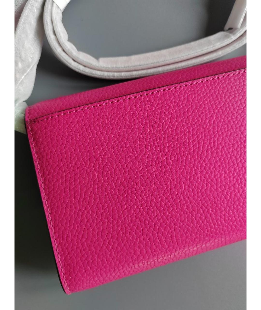 MICHAEL KORS Коричневая кожаная сумка через плечо, фото 6