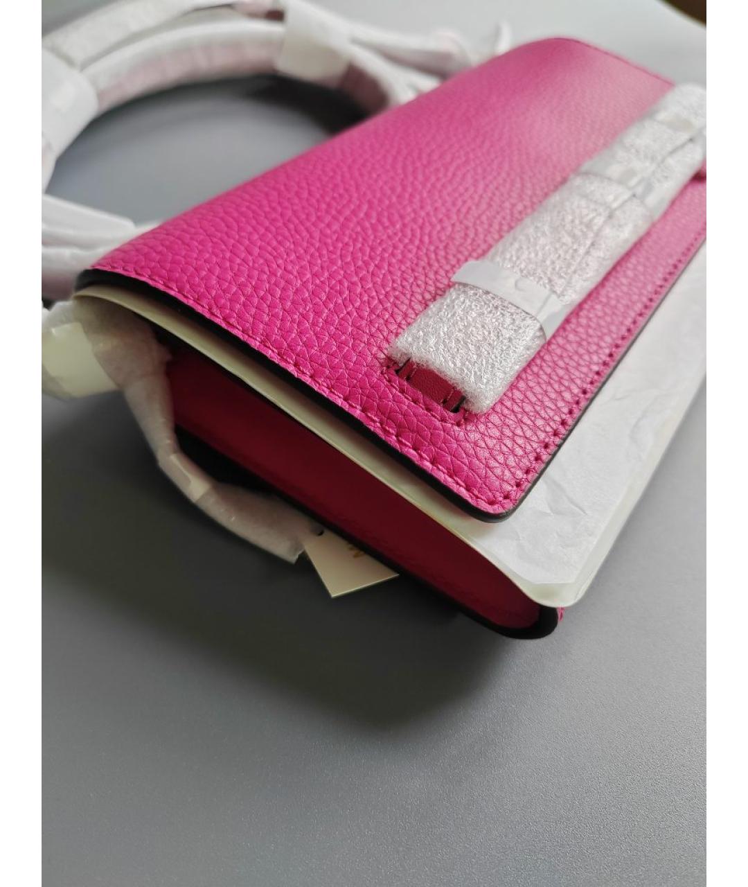 MICHAEL KORS Коричневая кожаная сумка через плечо, фото 7